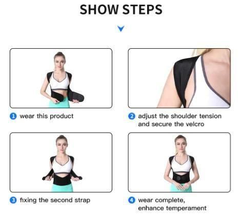 Adjustable Back Posture Corrector/ Slouching Relieve Pain Belt