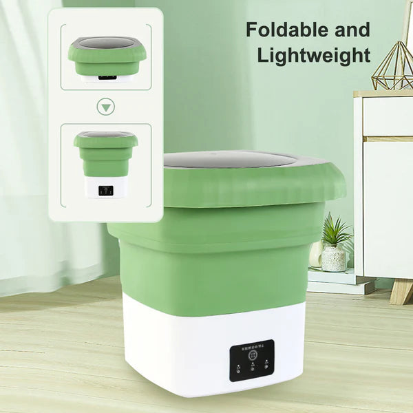Portable Washing Machine, Foldable Washer and Dryer Combo