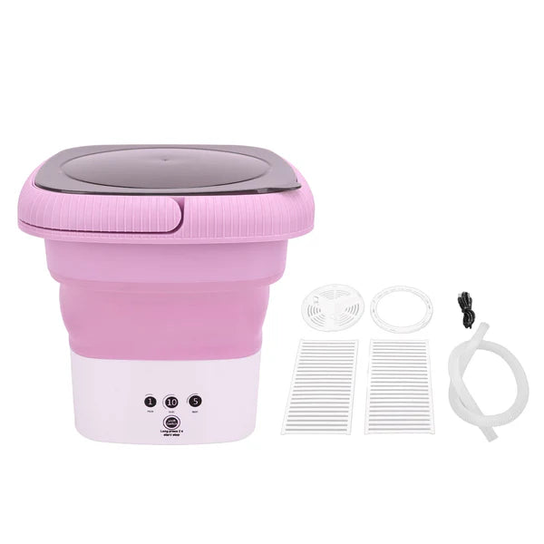Portable Washing Machine, Foldable Washer and Dryer Combo