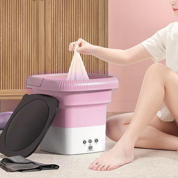 Portable Washing Machine, Foldable Washer and Dryer Combo