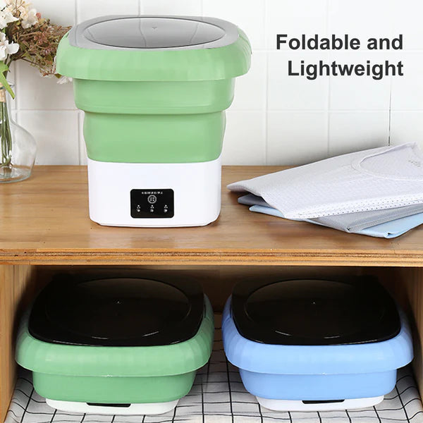 Portable Washing Machine, Foldable Washer and Dryer Combo