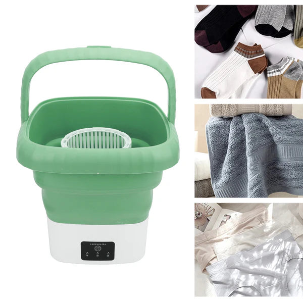Portable Washing Machine, Foldable Washer and Dryer Combo